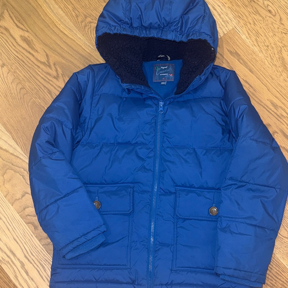 Crewcuts Vibrant Blue Kids Puffer Jacket